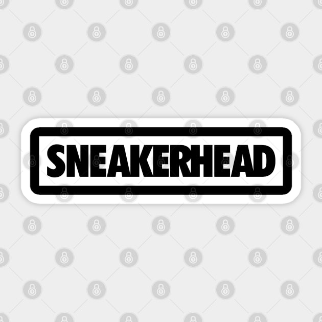 Sneakerhead Box Wht Sticker by Tee4daily